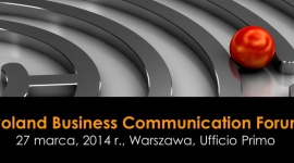 Druga edycja Business Communiation Forum 2014 BIZNES, Firma - 27 marca w Warszawie odbędzie się druga edycja Business Communication Forum 2014, poświęcona komunikacji w biznesie. Organizatorem jest IABC/Poland. Podczas konferencji zaproszeni prelegenci omówią zagadnienia związane z rolą jaką komunikacja odgrywa w rozwoju biznesu.