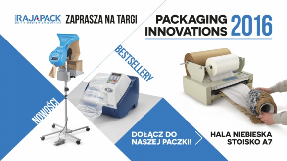 RAJAPACK zaprasza na Targi Packaging Innovations 2016