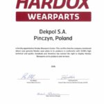 Dekpol dołączył do sieci Hardox Wearparts