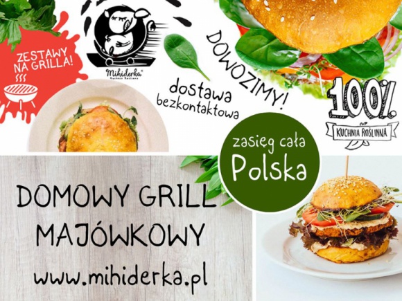 Domowy Grill Majówkowy z kuchnią roślinną. Dania Mihiderki dotrą w każde miejsce